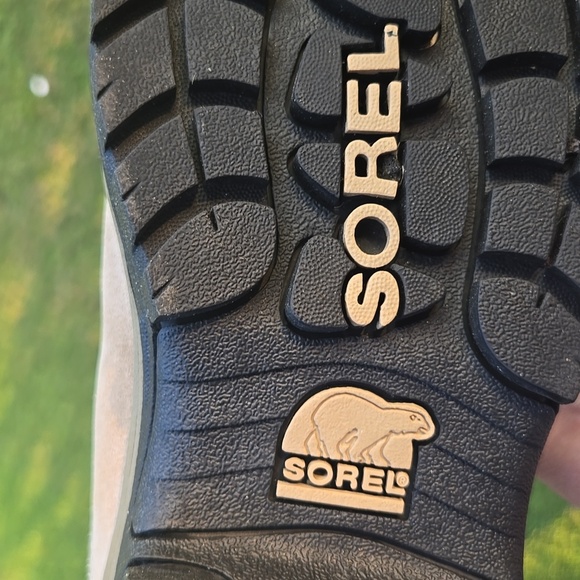 Sorel Beige Waterfall Boots Fleece Collar ZIP Waterproof Thinsulate Ultra US 8 - Picture 8 of 8